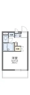 レオパレスVilla【206号室】の間取り