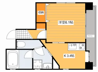 SUNSQUARE堺町の間取り