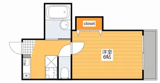 COMFORTAKEBONO【4階】の間取り