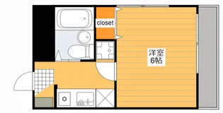 COMFORTAKEBONO【4階】の間取り