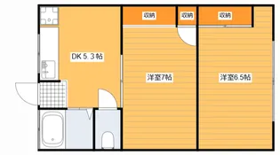 木本アパート【2階】の間取り