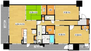 サーパス平和公園【7階】の間取り