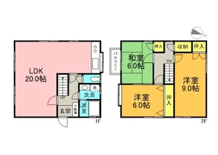 広島県広島市東区戸坂大上4丁目【一戸建】の間取り