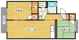 セジュールTAKATAの間取り