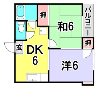 シートピア井口台【3階】の間取り