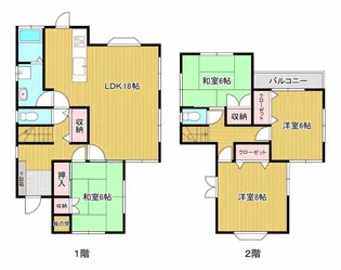 広島県広島市東区馬木9丁目【一戸建】の間取り
