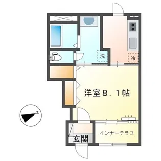 オークビュー【1階】の間取り