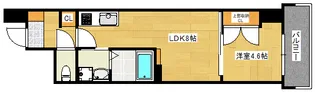 ブランシエスタ広島駅【11階】の間取り