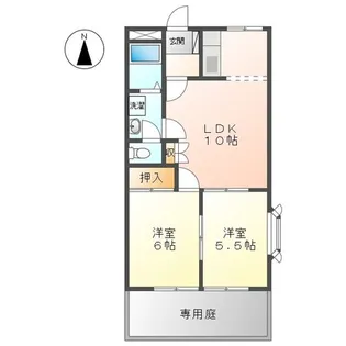 ロイヤルタムラバラ館【1階】の間取り