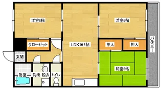 グリーンシャトー畑井【2階】の間取り