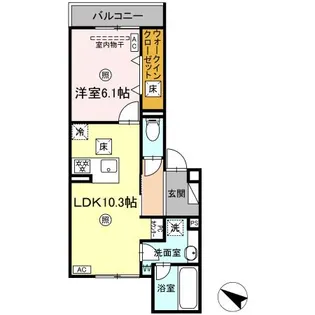 レグルス曙の間取り