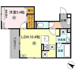 レグルス曙【1階】の間取り