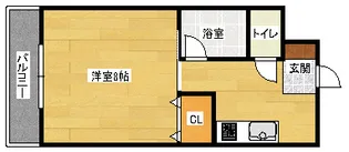 ルーエ祇園【2階】の間取り