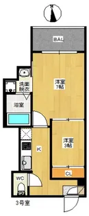 RegalestLotus3【1階】の間取り