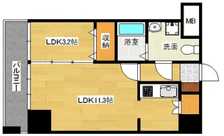 ペルソナ大手町の間取り