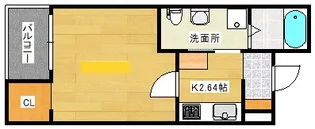 REVE上安【2階】の間取り