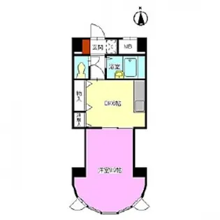 第2ホウライツルハウス【202号室】の間取り