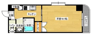 ルミエール牛田本町【4階】の間取り