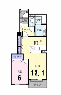 ブリ-ゼFの間取り