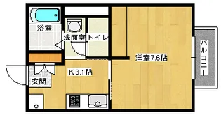 RIDERE船越南【2階】の間取り