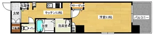 グラビスコート上幟町【4階】の間取り