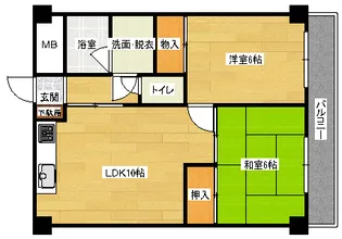 ハーシオンフルタ2【3階】の間取り