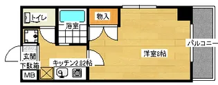 第12友建ビル【6階】の間取り