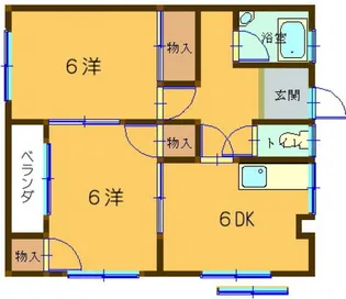 徳本ビル【2階】の間取り