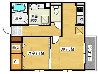 カルミアの間取り