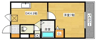メルポート出汐【6階】の間取り