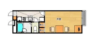 レオパレスASEBA1【1階】の間取り