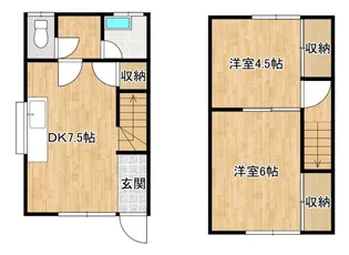 AwsomeTAGATA【2号室】の間取り
