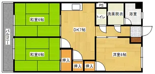 林ビル【2階】の間取り