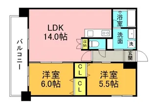 SAKURAPARK【6階】の間取り