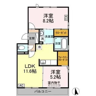 ASUKAB棟の間取り