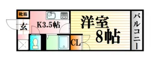 フラーリッシュ岡本【4階】の間取り