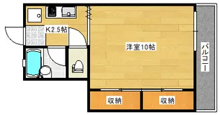 ABODE21【2階】の間取り