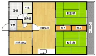 EST中筋【2階】の間取り