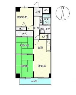 エムケイビルの間取り