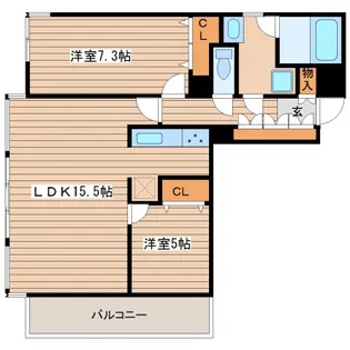 シトラスシャトーハシモトの間取り