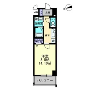 ラフィーネ本川の間取り