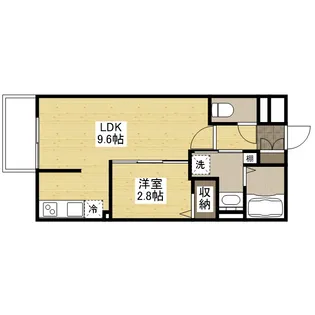 月光南観音壱番館【3階】の間取り