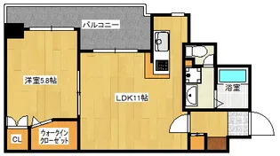 西蟹屋K.Kの間取り