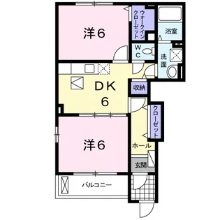 ウエストヒルズ1の間取り