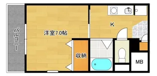 サンコート古江【1階】の間取り