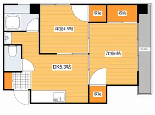 田中ビル【3階】の間取り
