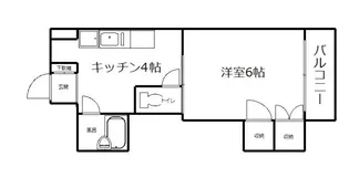ヴィラ高精【303号室】の間取り