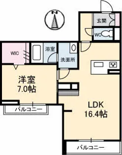 メゾンナカヤ【2階】の間取り