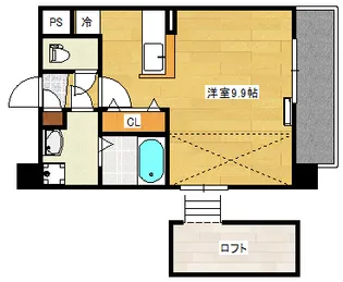 GRANXIA井口【1103号室】の間取り