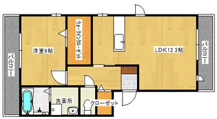 ASUKAD棟【3階】の間取り